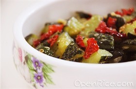 紫苏煎黄瓜