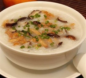 什锦鸡丝粥