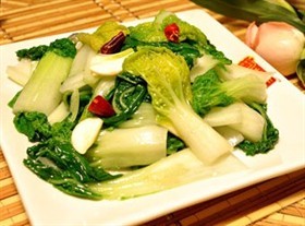 小塘菜百合炒板筋