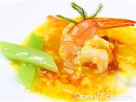 鸡蛋蟹肉小河虾