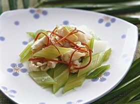 山药青笋炒鸡肝