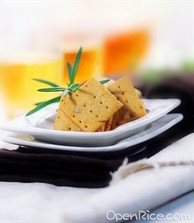 橄榄油迷迭香脆饼