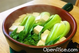 青菜豆腐汤