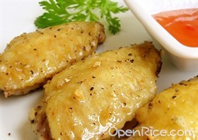 黑胡椒烤鸡翅
