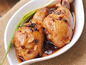 豆豉酱蒸鸡腿