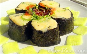 紫菜土豆泥卷
