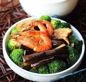 基围虾烧茄子