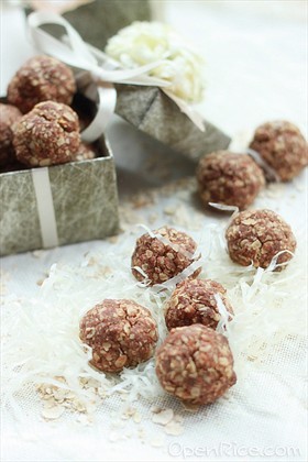 巧克力燕麦能量球