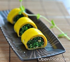 马兰核桃鸡蛋卷