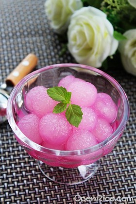 胭脂冬瓜球