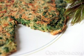 香椿鸡蛋煎饼