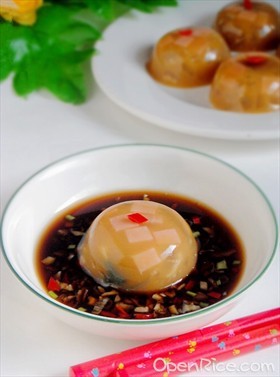 松花火腿皮冻