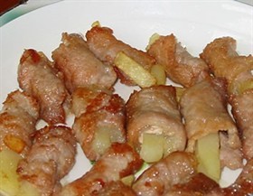 土豆肉卷