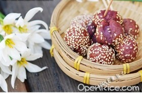 紫薯小麻球