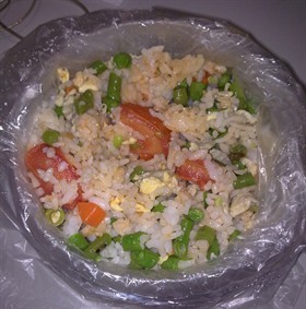 #母亲节#豆角番茄蛋饭