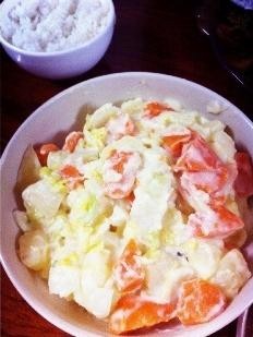 #母亲节#深夜食堂の奶油燉菜