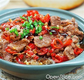 牛肉粉丝煲