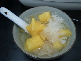 #母亲节#木瓜银耳爱心糖水（这可是跟别人的不一样的哦）