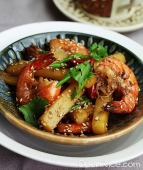 芝香土豆虾