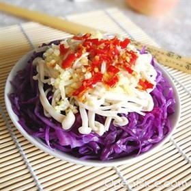 辣拌如意紫甘蓝