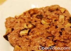 香菇蒸肉饼