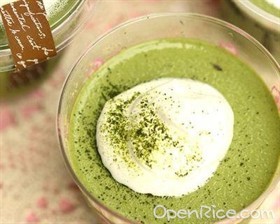 抹茶奶冻