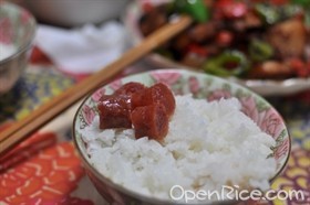 香肠蒸饭