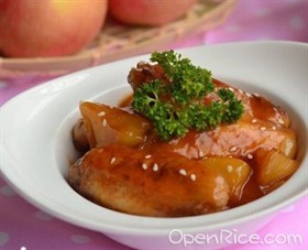 果香苹果鸡翅