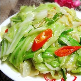 素炒卷心菜