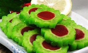 柠香苦瓜山楂糕