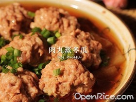 肉丸蒸冬瓜