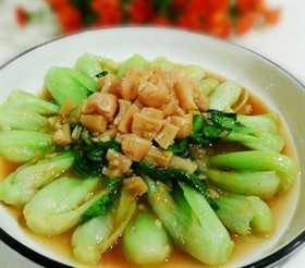 瑶柱鲍汁小油菜