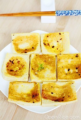 香煎千页豆腐