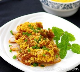 小米蒸羊排