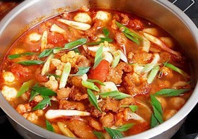 杂菜酸辣汤