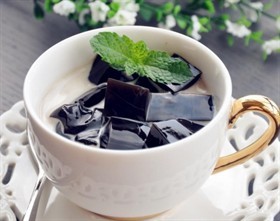 仙草冻奶茶