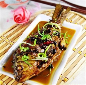豆豉焖鱼