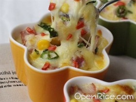 芝士培根土豆泥