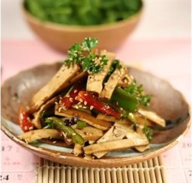 虾油凉拌豆干
