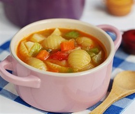 蔬菜意面浓汤