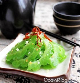 炝拌苦瓜