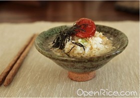 梅子茶泡饭 