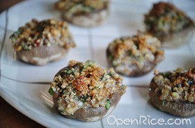 香酥烤蘑菇