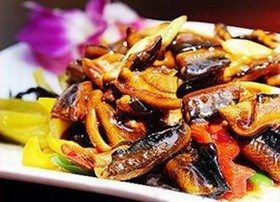 葱蒜爆黄鳝