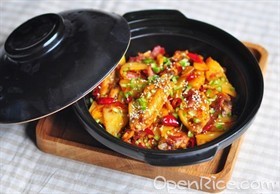 干锅香辣鸡翅 