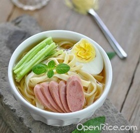 柠檬玉米面凉面
