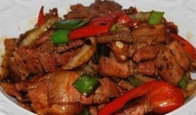 豆豉酱炒五花肉