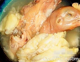 榴莲煲鸡汤