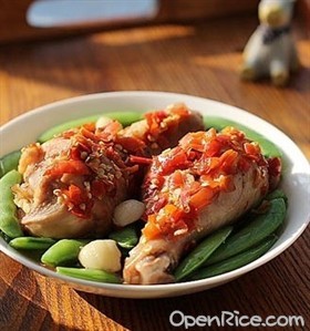 剁椒蒸鸡腿
