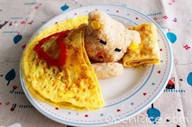 小熊蛋卷饭